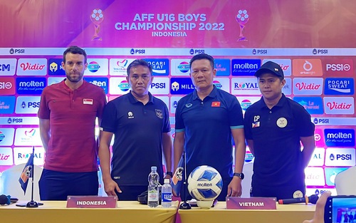 HLV Nguyễn Quốc Tuấn: ‘U16 Việt Nam tôn trọng mọi đối thủ’