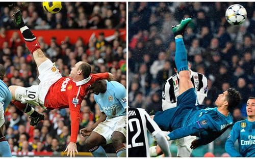Wayne Rooney: ‘Siêu phẩm móc bóng của tôi đẹp hơn của Ronaldo’