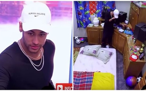 XÚC ĐỘNG khoảnh khắc Neymar òa khóc khi bước vào căn phòng thời thơ ấu