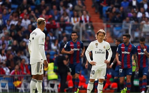 Real Madrid 1-2 Levante: 'Kền kền trắng' nếm trái đắng, Lopetegui sắp bị sa thải