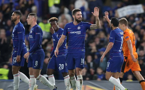 Video clip bàn thắng Chelsea 4-0 PAOK: Giroud lập cú đúp, Chelsea vẫn toàn thắng