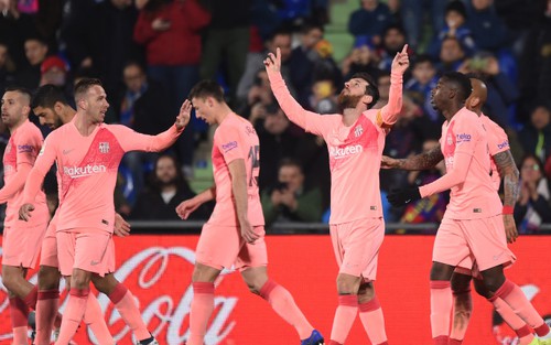 Video Getafe 1-2 Barca: Messi và Suarez tỏa sáng, Barcelona bỏ xa nhóm bám đuổi