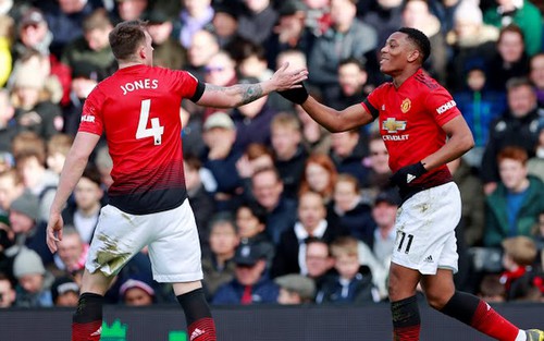 Fulham 0-3 M.U (KT): Pogba và Martial tỏa sáng giúp 'Quỷ đỏ' tạm lọt vào top 4