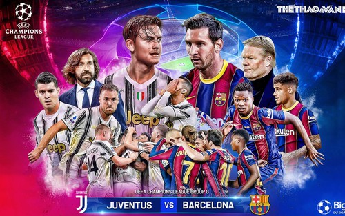 Soi kèo nhà cái Juventus vs Barcelona. Vòng bảng Cúp C1 châu Âu. Trực tiếp K+PM