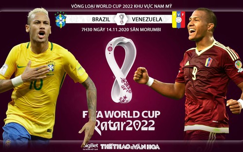 Soi kèo nhà cái Brazil vs Venezuela. Vòng loại World Cup 2022 khu vực Nam Mỹ