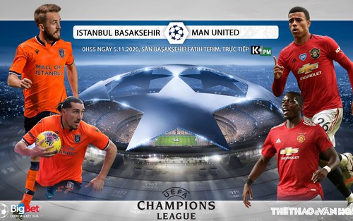 Soi kèo nhà cái Istanbul Basaksehir vs MU. Vòng bảng Champions League. Trực tiếp K+ PM