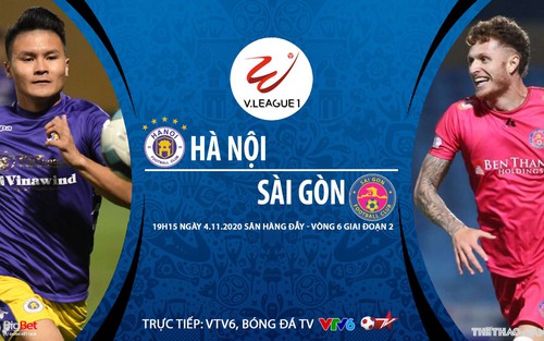 Soi kèo nhà cái Hà Nội vs Sài Gòn. Trực tiếp bóng đá Việt Nam 2020