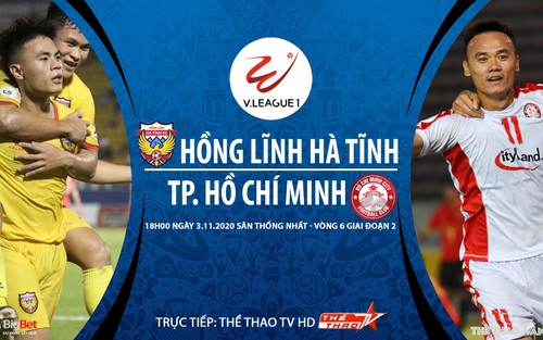 Soi kèo nhà cái Hà Tĩnh vs TPHCM. Trực tiếp bóng đá Việt Nam 2020