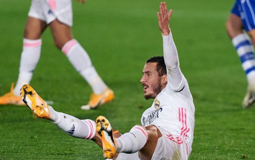 Real Madrid: Vừa trở lại đá 15 phút, Hazard chấn thương nghỉ luôn 6 tuần