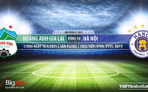 Soi kèo nhà cái HAGL vs Hà Nội. VTV6, BĐTV trực tiếp vòng 10 V-League