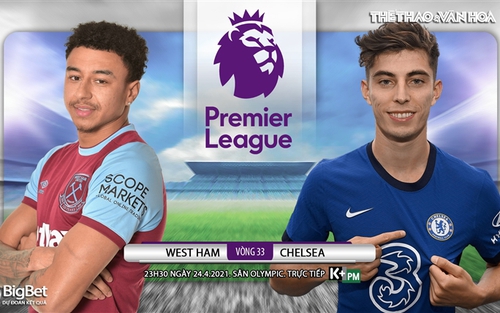 Soi kèo nhà cái West Ham vs Chelsea. K+, K+PM trực tiếp bóng đá Anh