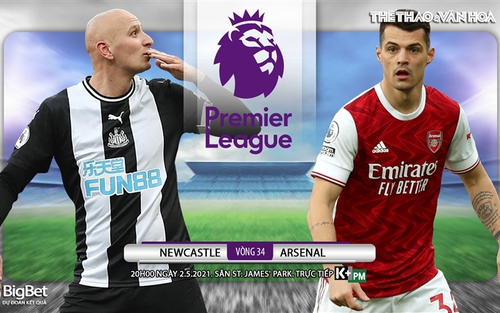 Soi kèo nhà cái Newcastle vs Arsenal. K+, K+PM trực tiếp bóng đá Anh hôm nay