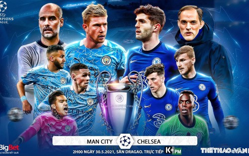 Soi kèo nhà cái Man City vs Chelsea. K+PM trực tiếp chung kết cúp C1