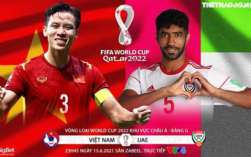 Kèo nhà cái. Kèo Việt Nam vs UAE. Tỷ lệ kèo bóng đá VN vs UAE. Trực tiếp VTV6