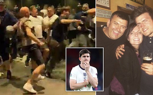 Kinh hoàng khoảnh khắc cha Maguire gãy xương sườn vì chen lấn ở Wembley