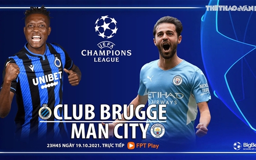 Soi kèo nhà cái Club Brugge vs Man City. Nhận định, dự đoán bóng đá Cúp 1 (23h45, 19/10)