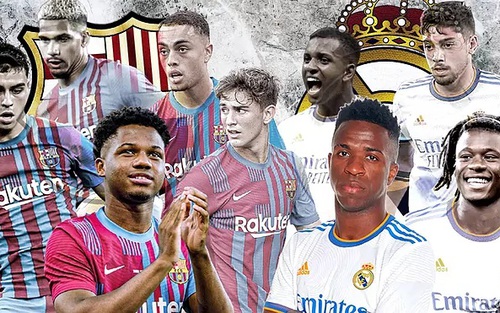 Barca vs Real: Tương lai El Clasico nằm trong tay các sao trẻ