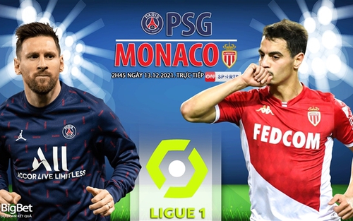 Soi kèo nhà cái PSG vs Monaco. Nhận định bóng đá, dự đoán Ligue 1 (2h45, 13/12)