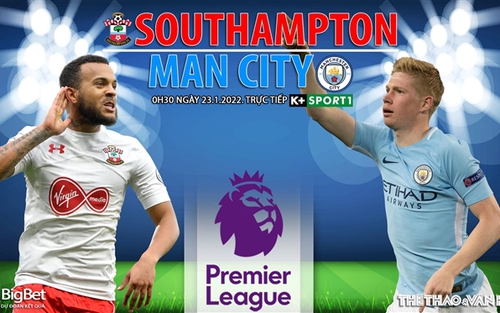 Soi kèo nhà cái Southampton vs Man City. Nhận định, dự đoán bóng đá Anh (0h30, 23/1)