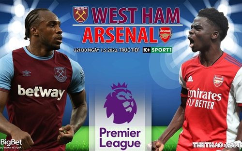 Soi kèo nhà cái West Ham vs Arsenal. Nhận định, dự đoán bóng đá Anh (22h30, 1/5)
