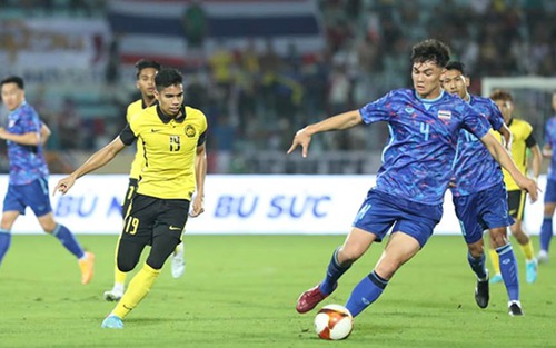 U23 Thái Lan 1–2 U23 Malaysia: Thái Lan thua ngược trận ra quân