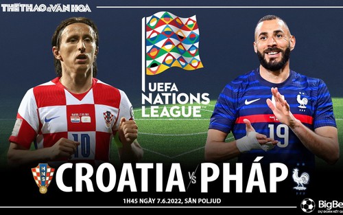 Soi kèo nhà cái Croatia vs Pháp. Nhận định, dự đoán bóng đá Nations League (1h45, 7/6)