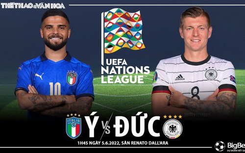Soi kèo nhà cái Ý vs Đức. Nhận định, dự đoán bóng đá UEFA Nations League (1h45, 5/6)