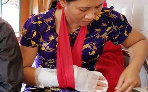 Nữ phó trưởng trạm y tế xã bị nam thanh niên chém trọng thương khi đang trực
