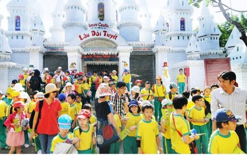 Giáng sinh, đi chơi tuyết ở Sài Gòn