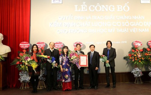 ĐH Mỹ thuật Việt Nam đạt chuẩn chất lượng giáo dục