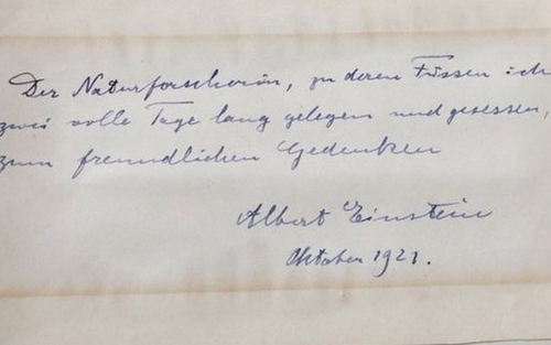 Bức thư của thiên tài A. Einstein được bán hơn 100.000 USD