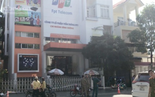 Vụ án mạng bảo vệ công ty cổ phần viễn thông FPT ở Bình Dương chết trên vũng máu