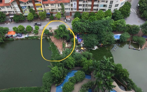 UBND Thành phố Hà Nội yêu cầu làm rõ thông tin san lấp, lấn chiếm hồ Ngòi