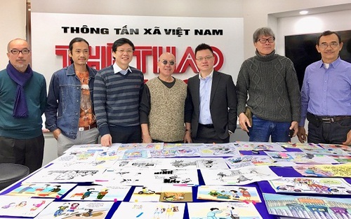 Giải Biếm họa Báo chí Việt Nam - Cúp Rồng tre 2018: Đã 'chọn' được những tiếng cười hay nhất về 'văn hóa ứng xử'