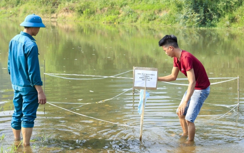 Điện Biên: Lên phương án hủy nổ quả bom phát hiện dưới lòng suối