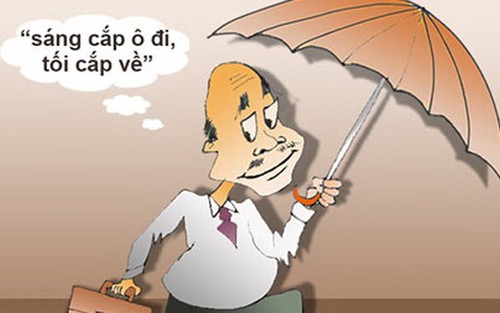 Bệnh 'cắp ô'