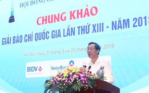Chấm chung khảo Giải Báo chí quốc gia lần thứ XIII, năm 2018