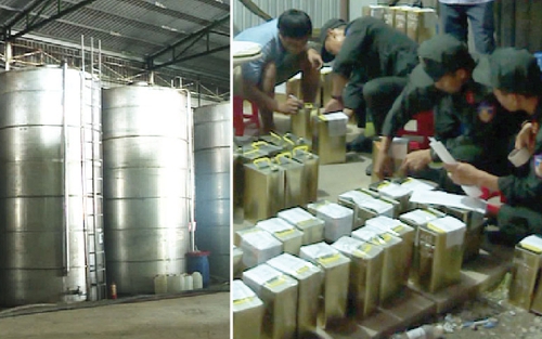 Thủ đoạn sản xuất, buôn bán xăng giả quy mô đặc biệt lớn