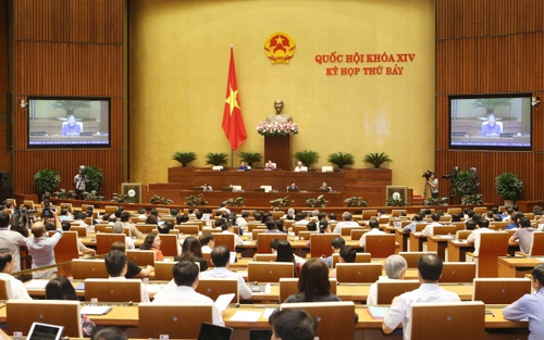 Kỳ họp thứ 7, Quốc hội khóa XIV: Biểu quyết ba Luật và thảo luận hai dự án Luật
