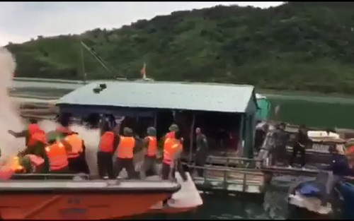Quảng Ninh: Tạm giữ hình sự các đối tượng chống đối việc cưỡng chế di dời nuôi trồng thủy sản trái phép