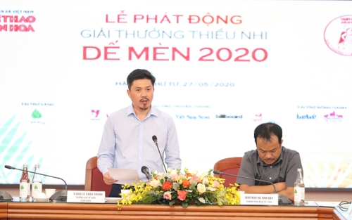 Thông báo: Mời dự lễ trao Giải thưởng thiếu nhi Dế Mèn lần 1 - 2020