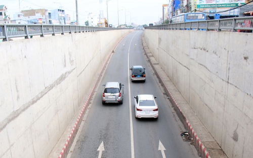 Thông xe toàn dự án hầm chui nút giao thông An Sương TP HCM