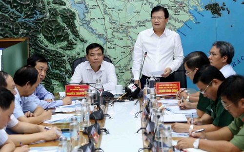 Phó Thủ tướng Trịnh Đình Dũng: Chủ động ứng phó với áp thấp nhiệt đới có thể mạnh lên thành bão