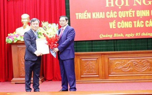 Thứ trưởng Bộ Kế hoạch và Đầu tư giữ chức Bí thư Tỉnh ủy Quảng Bình
