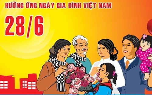 Ngày Gia đình Việt Nam 28/6: Gia đình bình an, xã hội hạnh phúc