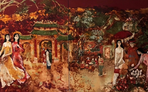 'Mùa xuân' đặc biệt của họa sĩ Đặng Kim Long