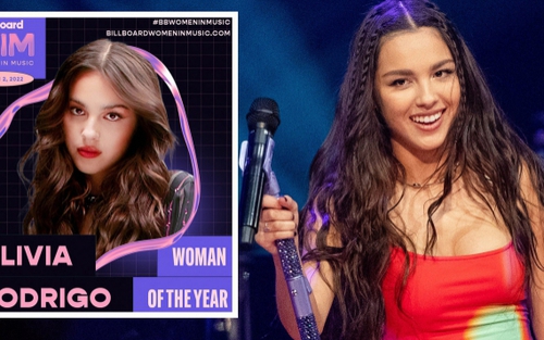 Olivia Rodrigo nhận danh hiệu 'Người phụ nữ của năm'