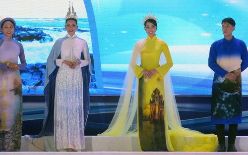 Làm đẹp thêm cho áo dài truyền thống