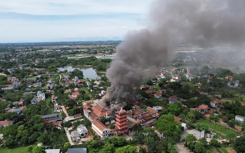 Hà Nội: Đề nghị điều tra, làm rõ nguyên nhân cháy chùa Hòa Phúc