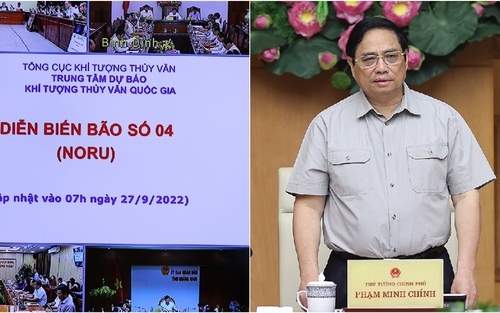 Thủ tướng tiếp tục ra công điện yêu cầu tập trung ứng phó khẩn cấp với bão số 4